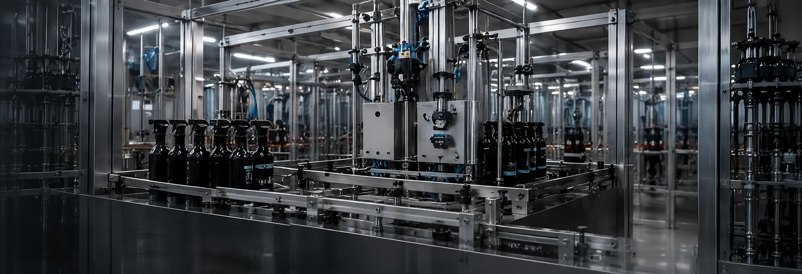 Produktionslinie in der Abfüllung